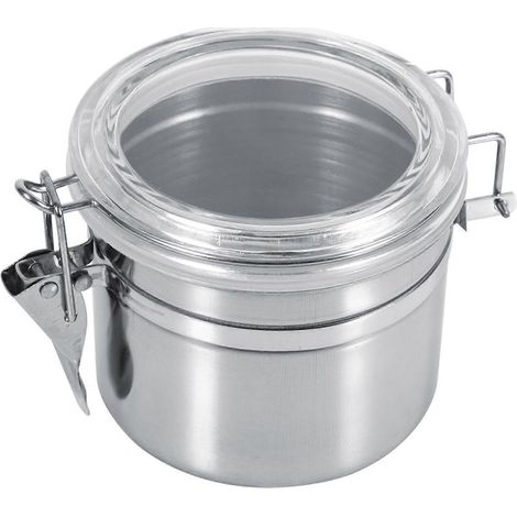 boîte de conservation alimentaire en acier inoxydable pour la cuisine, idéale pour le sucre, le thé, le café et les grains de café (10107,5cm) (1/5)