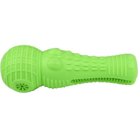Giocattolo da masticare per la pulizia dei denti del cane, a forma di coccodrillo, bastoncino molare verde (1/4)