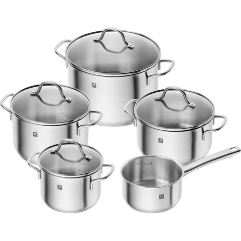 Juego de cacerolas Zwilling Flow (5 piezas, acero inoxidable, 71030-000-0, 710300000)