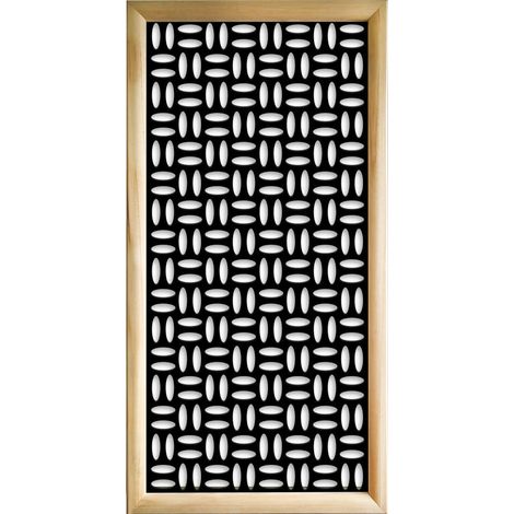 CHIPS - Modules décoratifs en bois et PVC - Dimension : 47x94 cm - Couleur : noir