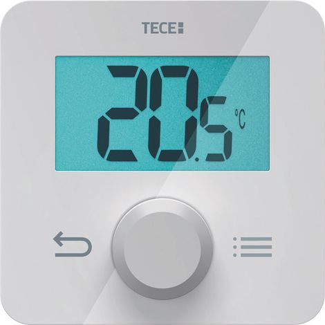 Module de commande de pièce TECEfloor, température, écran LCD,