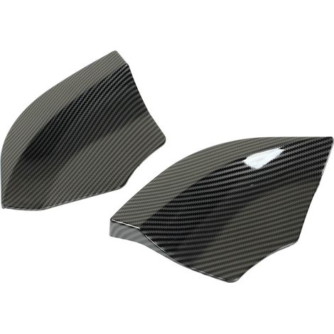 1 Paire de diffuseur de pare-chocs arrière remplacement en ABS, style fibre de carbone, pour voiture, gauche et droite (1/5)