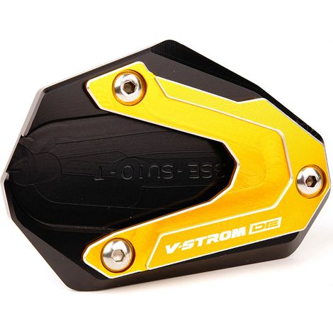 (Stand-Gold) Compatible avec V-STORM 800DE 2023 VSTROM 800DE V-strom 800 de CNC Béquille latérale de moto, extension, porte-clés maxpower (1/4)