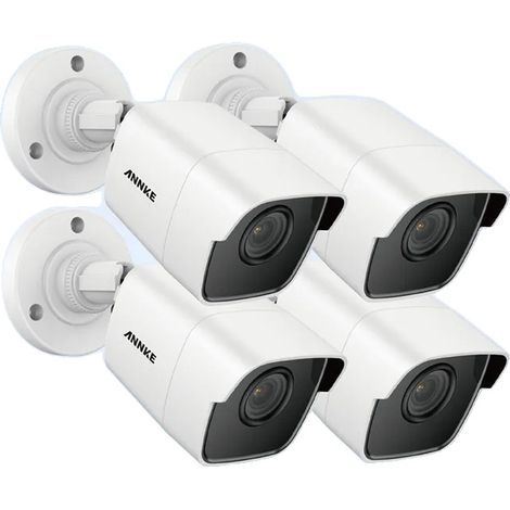 Caméra de sécurité, résolution 5MP, vision nocturne jusqu'à 30m, angle de vue de 85°, boîtier en plastique, certifié CE FCC (1/5)