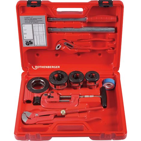 SANIKIT avec clé à pipe d'angle SUPER S 1", ensemble de 10 pièces