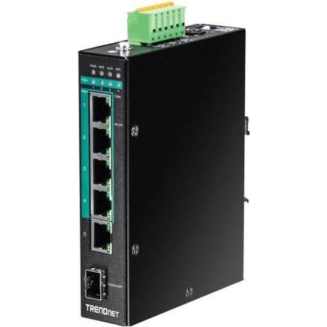 TRENDnet TI-PG541i - Géré - L2+ - Gigabit Ethernet (10/100/1000) - Full duplex - Connexion Ethernet - supportant l'alimentation via ce port (PoE) (TI-PG541I) (1/4)
