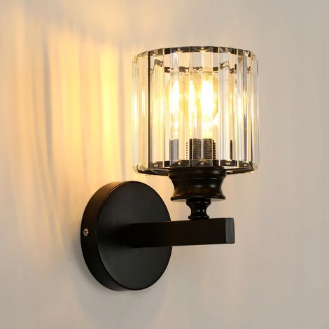 GOECO Applique murale noire moderne pour intérieur style loft E27 (1/5)