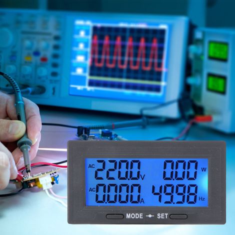 YB5142DM 0-500V Intelligentes digitales Wechselspannungs- und Strommessgerät mit LCD-Anzeige (4) (1/5)