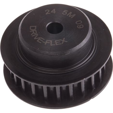 Poulie pour courroie crantée en Acier 24 dents , pas de 5mm, alésage 6mm ( Prix pour 1 )