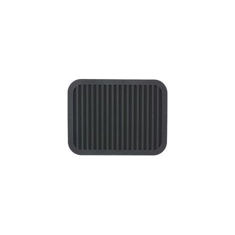 pièces, Noir Dessous de plat en silicone pour plats chauds et marmites, coussins chauffants pour plans de travail, tables, porte-pots, repose-cuillère, petits tapis de séchage (1/5)