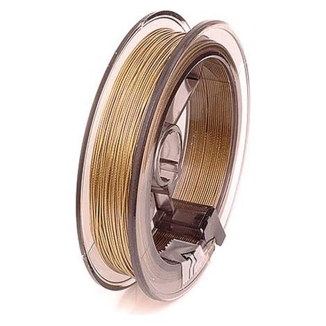 KNORR PRANDELL - 5MT FILO METALLICO PLASTIFICATO Ø0.3MM - COLORE ORO