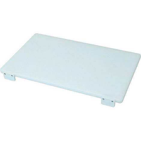 1PZ TAGLIERE CON FERMI BIANCO IN POLIETILENE cm. 60x40x3