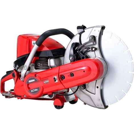 Diam Industries – Découpeuse thermique EC741S – Profondeur de coupe 120mm – Disque 350mm pour béton armé – Moteur 2 temps 73,5cm3