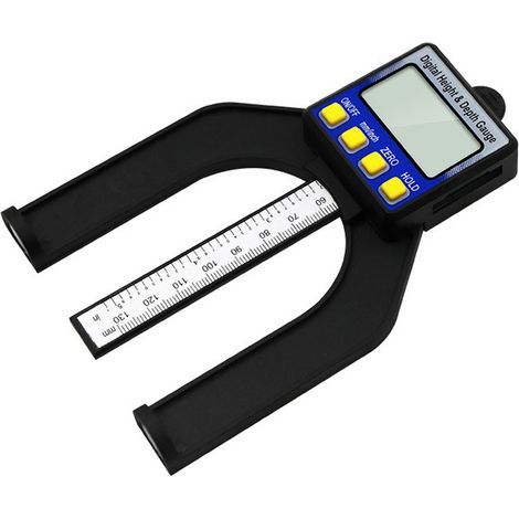 Digitaler Tiefenmessgerät Höhenmesser 0-80mm LCD Höhenmesser für Holzarbeiten und Maschinenbau