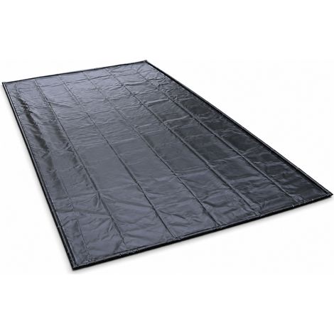 Jiubiaz Tapis de sol pour garage 500 x 240 cm, tapis antidérapant pour garage, tapis imperméable en PVC, tapis absorbant l'huile pour garage (1/5)