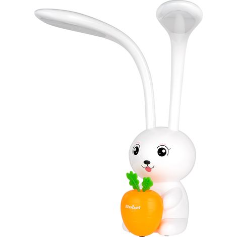 LED-Schreibtischlampe für Kinder, Hase, 3 Farben einstellbar, Rebel