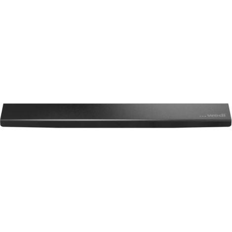 Wedi – Barrette de finition 80 cm – Inox noir métallique – Hauteur réglable 5 à 23 mm – Compatible Fundo Riolito et Riofino