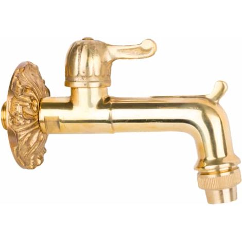 Auslaufventil 1/2 Zoll, Nostalgie, Garten Wasserhahn, Hebel (1/2)