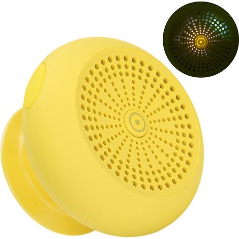 Purificateur d'air portable mini à ozone et ultraviolets, type aspiration, pour meuble à chaussures, jaune (1/5)