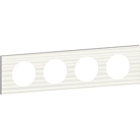 Placca interruttore Legrand Celiane Corian 4 posti orizzontale verticale