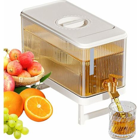 Dispensateur de boissons - Reservoir en verre - 4,5 L - Robinet étanche - Eau Jus Limonade The - 1 piece