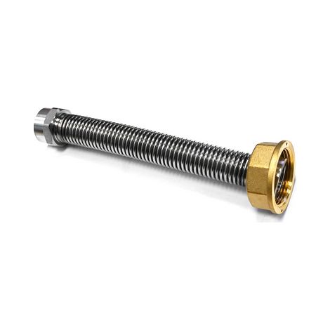 FLESSIBILE INOX PER CONTATORE GAS FF CM. 20- 1 x 3/4- ATON- pezzi 1