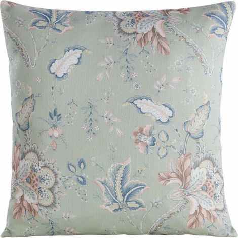 Funda de almohada flore/5 45x45 cm verde claro (1/3)
