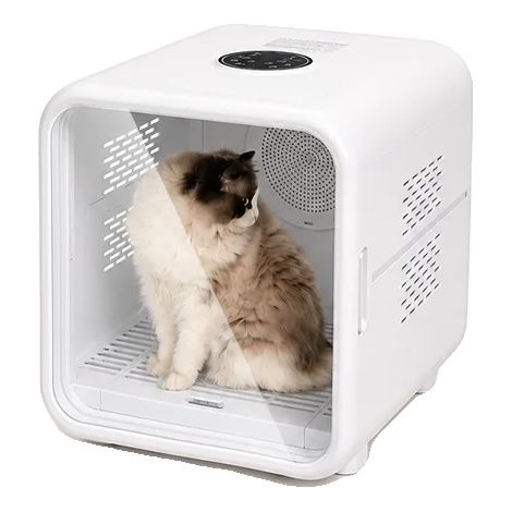 Caja secadora para mascotas, secado automático inteligente, funcionamiento ultrasilencioso, versión básica de 62 L. (1/2)