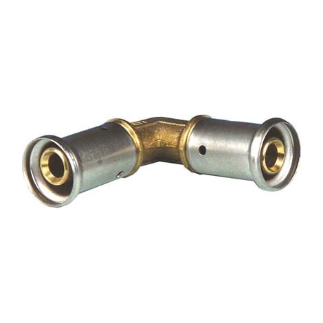 Gomito in ottone multistrato 90deg 32x32 - HENCO - 1P-3232