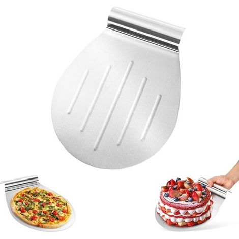 pelle à gâteau et à pizza avec manche en acier inoxydable, accessoire de cuisson (1/5)