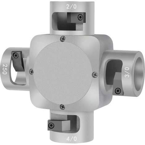 Grand détacheur de câbles, Isolation de fin de fil de grande guage et grande fente ronde de câbles, 350MCM 500MCM 600MCM 750MCM 4 en 1 outil de détachement de fil en alliage d'aluminium