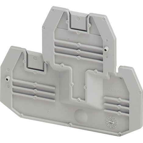 Cloison extremité 2 niveaux 4 pts pour borne à vis NSYTRV24D-NSYTRV44D 22mm SCHNEIDER NSYTRACE24