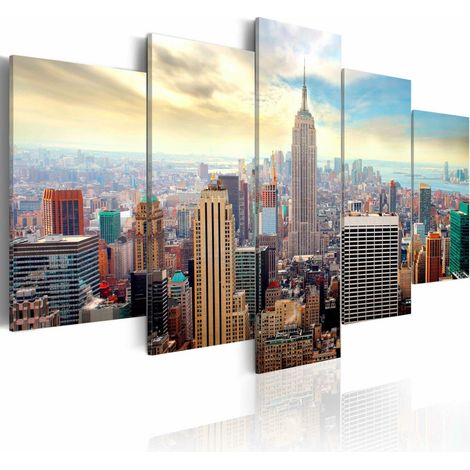 Tableau matin à new york - 200 x 100 cm (1/4)