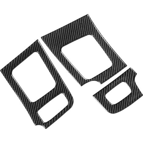 3-teiliges Set Zierleistenrahmen für die Lüftungsdüsen links und rechts im Armaturenbrett, passend für Prius 2012–2015 (Rechtslenker). (1/5)