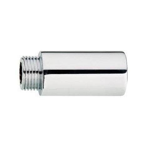 Tube de rallonge LUX, DN10 (3/8") x 80 mm laiton chromé