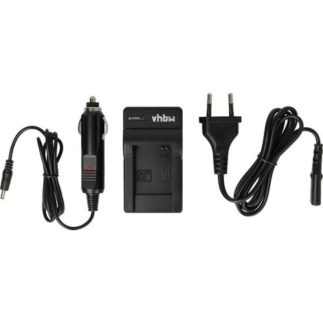 vhbw Ladegerät kompatibel mit Samsung WB32F, WB50F, WB50, WB35F, WB35, WP10 Kamera - Ladeschale, Kfz-Adapter Ladeanzeige (1/5)