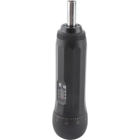 Tournevis dynamométrique réglable 1-6 N.m, embout hexagonal 1/4 pouce, 10 embouts inclus, pour machines électriques et travaux de terrain (1/5)