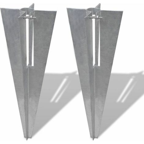 Green Mobility-Support pour poteaux a enfoncer (2 pieces) (1/3)