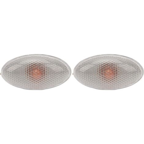 Lot de 2 feux de position latéraux LED 12V – Remplacement pour Peugeot 206 407 607 – Lumière jaune ambre – Haute luminosité et faible consommation (1/5)