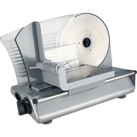 Cuchilla de acero inoxidable de 220 mm base metálica carro deslizante regulador de grosor protección dedos pies antideslizantes
