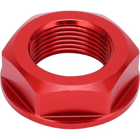 Écrou d'essieu de roue arrière de moto M22x1, 5, remplacement en aluminium pour Kawasaki KX125 2003 – 2008 rouge (1/5)