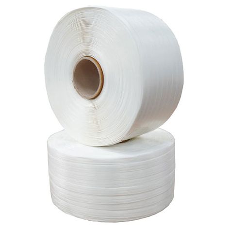 2 bobine di cinghia tessile - Dim 25x5000mm - Resistenza 1000kg - Resiste alle variazioni climatiche - 80AT