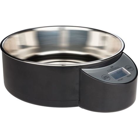 Futternapf mit integrierter Waage - EYENIMAL - INTELLIGENTER FRESSNAPF - XL - 1,8 L - Schwarz