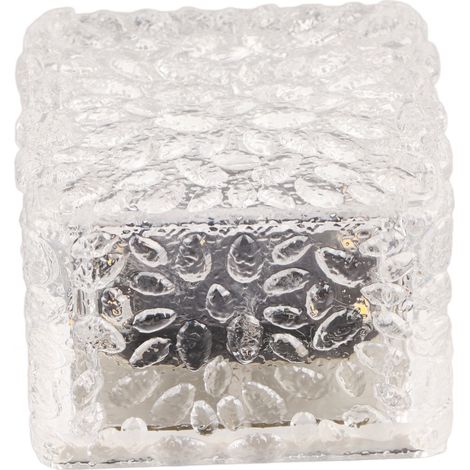 Lumières solaires en forme de glaçons, décoration de jardin extérieur, imitation glaçons