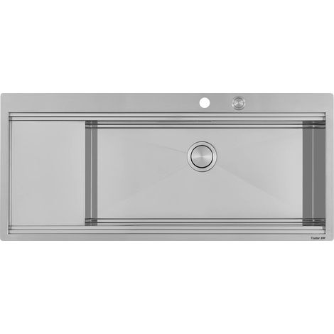 Foster Milanello Workstation Fregadero empotrado Rectangular Acero inoxidable (1/4)