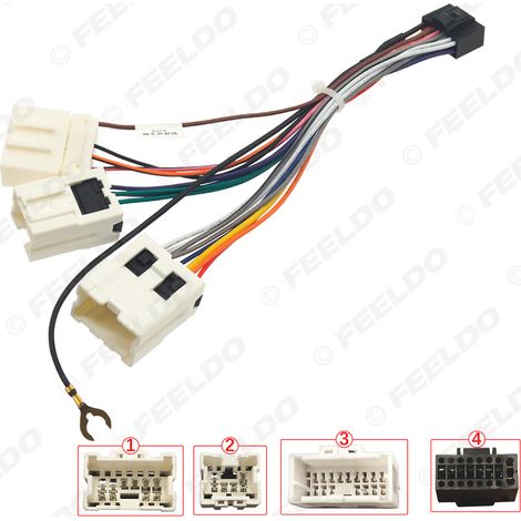 Power cable compatible with entry-level Nissan Paladin/Teana models and the Zhengzhou Nissan Rich 6 Android large-screen navigation system (1/5)