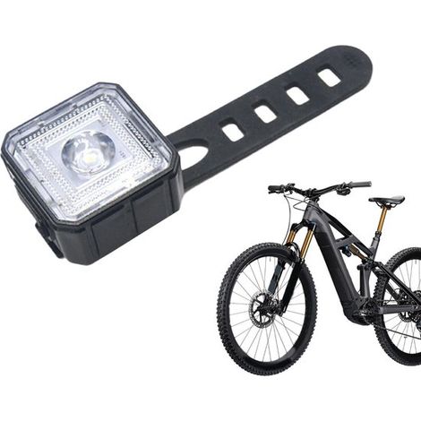 Éclairage vélo - Feu avant ou arrière rechargeable USB-C - Haute luminosité - 3 modes - 3,5 x 3,5 cm (1/5)