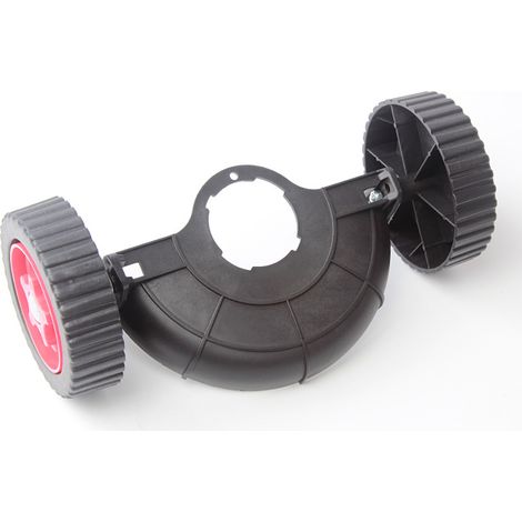 Ruedas de soporte para cortacésped, ruedas de corte ligeras, ruedas auxiliares, ruedas de corte de altura regulable, 6 pulgadas (1/5)
