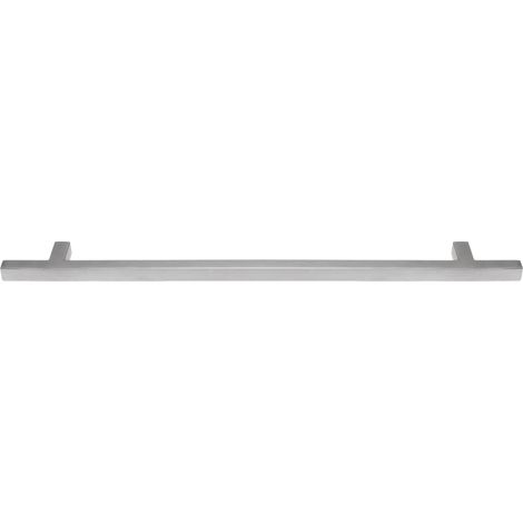 Poignée de tiroir en acier inoxydable brossé Argenté Largeur 400 mm Entraxe 320 mm