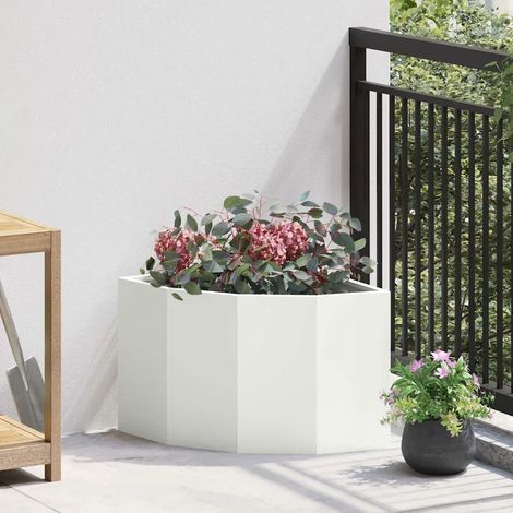 Eckpflanzer vidaxl Stahl 45x45x35 cm wetterfest (1/3)